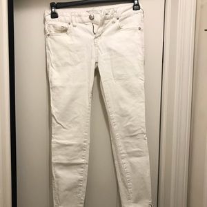 Free People White Jeans